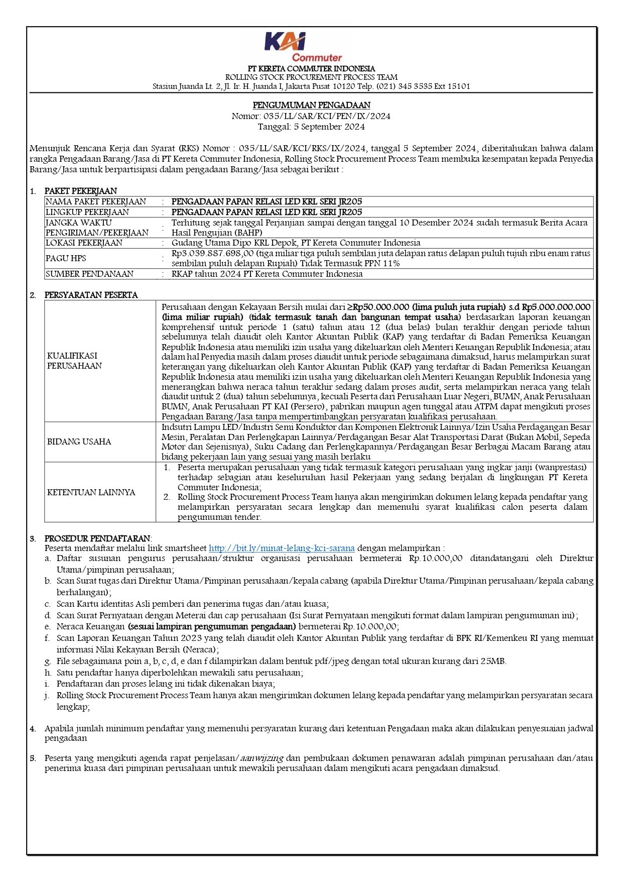 035 pengumuman pengadaan page 0001